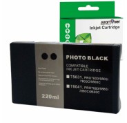 Compatible Epson T5631 Negro Photo Cartucho de Tinta Pigmentada C13T563100 para Epson Stylus Pro 7800, 9800