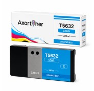 Compatible Epson T5632 Cyan Cartucho de Tinta Pigmentada C13T563200 para Epson Stylus Pro 7800, 9800
