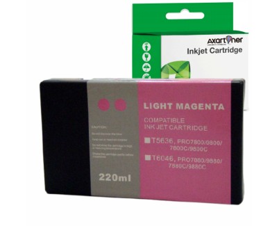Compatible Epson T5636 Magenta Light Cartucho de Tinta Pigmentada C13T563600 para Epson Stylus Pro 7800, 9800