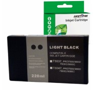 Compatible Epson T5637 Negro Light Cartucho de Tinta Pigmentada C13T563700 para Epson Stylus Pro 7800, 9800