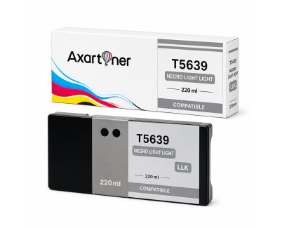 Compatible Epson T5639 Negro Light Light Cartucho de Tinta Pigmentada C13T563900 para Epson Stylus Pro 7800, 9800