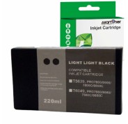 Compatible Epson T5639 Negro Light Light Cartucho de Tinta Pigmentada C13T563900 para Epson Stylus Pro 7800, 9800