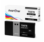 Compatible Epson T5678 Negro Mate Cartucho de Tinta Pigmentada C13T567800 para Epson Stylus Pro 7800, 9800