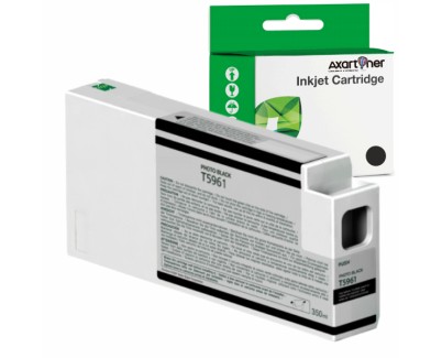 Compatible Epson T5961 Negro Photo Cartucho de Tinta Pigmentada para Stylus Pro 7700, 7890, 7900, 9700, 9890, 9900, WT7900