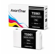 Compatible Epson T5961 Negro Photo Cartucho de Tinta Pigmentada para Stylus Pro 7700, 7890, 7900, 9700, 9890, 9900, WT7900