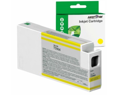 Compatible Epson T5964 Amarillo Cartucho de Tinta Pigmentada C13T596400 para Stylus Pro 7700, 7890, 7900, 9700, 9890, 9900, WT7900