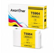 Compatible Epson T5964 Amarillo Cartucho de Tinta Pigmentada C13T596400 para Stylus Pro 7700, 7890, 7900, 9700, 9890, 9900, WT7900