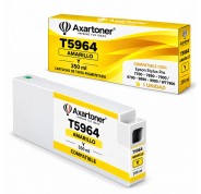 Compatible Epson T5964 Amarillo Cartucho de Tinta Pigmentada C13T596400 para Stylus Pro 7700, 7890, 7900, 9700, 9890, 9900, WT7900