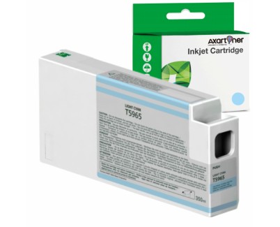 Compatible Epson T5965 Cyan Light Cartucho de Tinta Pigmentada C13T596500 para Stylus Pro 7890, 7900, 9890, 9900, WT7900