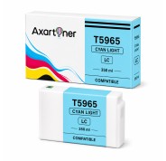 Compatible Epson T5965 Cyan Light Cartucho de Tinta Pigmentada C13T596500 para Stylus Pro 7890, 7900, 9890, 9900, WT7900
