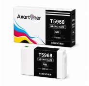 Compatible Epson T5968 Negro Mate Cartucho de Tinta Pigmentada C13T596800 para Stylus Pro 7700, 7890, 7900, 9700, 9890, 9900
