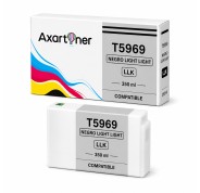 Compatible Epson T5969 Negro Light Light Cartucho de Tinta Pigmentada C13T596900 para Stylus Pro 7890, 7900, 9890, 9900