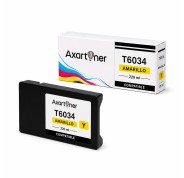 Compatible Epson T6034 Amarillo Cartucho de Tinta Pigmentada C13T603400 para Epson Stylus Pro 7880, 9880