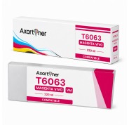 Compatible Epson T6063 Magenta Cartucho de Tinta Pigmentada C13T606300 para Epson Stylus Pro 4800, 4880