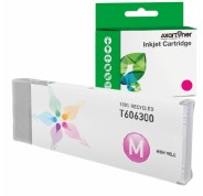 Compatible Epson T6063 Magenta Cartucho de Tinta Pigmentada C13T606300 para Epson Stylus Pro 4800, 4880