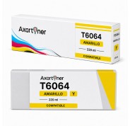 Compatible Epson T6064 Amarillo Cartucho de Tinta Pigmentada C13T606400 para Epson Stylus Pro 4800 / 4880