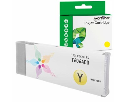 Compatible Epson T6064 Amarillo Cartucho de Tinta Pigmentada C13T606400 para Epson Stylus Pro 4800 / 4880