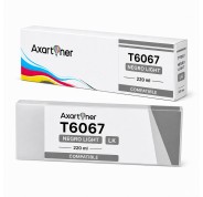 Compatible Epson T6067 Negro Light Cartucho de Tinta Pigmentada C13T606700 para Epson Stylus Pro 4800, 4880