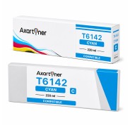 Compatible Epson T6142 Cyan Cartucho de Tinta Pigmentada C13T614200 para Epson Stylus Pro 4400 / 4450
