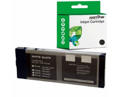 Compatible Epson T6148 / T6141 Negro Mate Cartucho de Tinta Pigmentada C13T614800 / C13T6141000 para Epson Stylus Pro 4400 / 4450 / 4800 / 4880