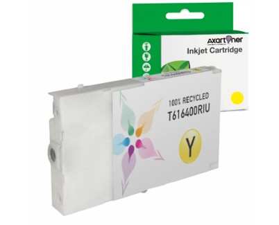 Compatible Epson T6164 Amarillo Cartucho de Tinta Pigmentada C13T616400 para Epson B300, B310N, B500DN, B510DN