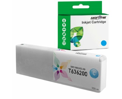 Compatible Epson T6362 Cyan Cartucho de Tinta Pigmentada para Stylus Pro 7700, 7890, 7900, 9890, 9900