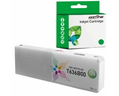 Compatible Epson T636B Verde Cartucho de Tinta Pigmentada para Stylus Pro 7900, 9900, WT7900
