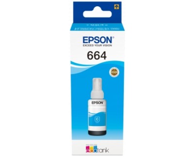 Original Epson T6642 Cyan - Botella de Tinta C13T664240