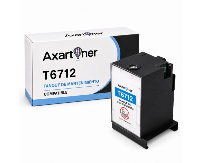 Compatible Epson T6712 Tanque de Mantenimiento C13T671200 para Epson WF6090, WF6590, WF8090, WF8510, WF8590