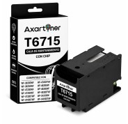 Compatible Epson T6715 Tanque de Mantenimiento C13T671500 para WorkForce Pro WF3820, WF3825, WF4720, WF4725, WF4730, WF4735, WF4740, WF4820, WF4825, WF4830, WF-C4310, WF-C4810