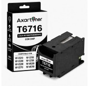 Compatible Epson T6716 Tanque de Mantenimiento C13T671600 para para WorkForce Pro WF-C5210, WF-C5710, WF-C5790, WF-M5799