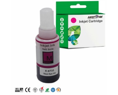 Compatible Epson T6733 Magenta Botella de Tinta C13T67334A