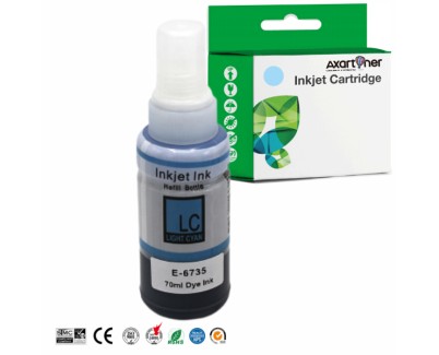 Compatible Epson T6735 Cyan Light Botella de Tinta C13T67354A