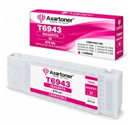 Compatible Epson T6943 Magenta Cartucho de Tinta Pigmentada para Epson SureColor SC-T3000, T7000, T5000, T3200