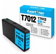 Compatible Epson T7012 / T7022 / T7032 Cyan Cartucho de Tinta C13T70124010 / C13T70224010 / C13T70324010 para WorkForce Pro WP-4015DN, WP-4095DN, WP-4515DN, WP-4525DNF, WP-4595DNF