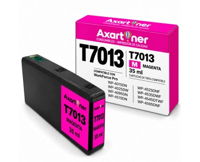 Compatible Epson T7013 / T7023 / T7033 Magenta Cartucho de Tinta C13T70134010 / C13T70234010 / C13T70334010 para WorkForce Pro WP-4015DN, WP-4095DN, WP-4515DN, WP-4525DNF, WP-4595DNF