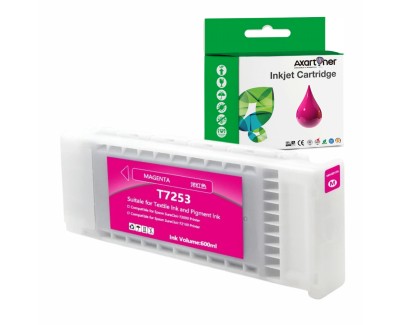 Compatible Epson T7253 Magenta Cartucho de Tinta C13T725300 para Epson SureColor SC-F2000 / SC-F2100