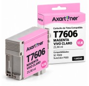 Compatible Epson T7606 Magenta Light Cartucho de Tinta Pigmentada C13T76064010 para Epson SureColor SC-P600