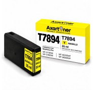 Compatible Epson T7894 Amarillo Cartucho de Tinta C13T789440 para Workforce Pro WF-5110DW, WF-5190DW, WF-5620DWF, WF-5690DWF
