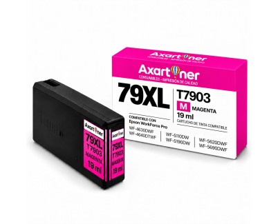 Compatible Epson T7903 / T7913 (79XL) Magenta Cartucho de Tinta C13T79034010 / C13T79134010 para WF-4630DWF, WF-4640DTWF, WF-5110DW, WF-5190DW, WF-5620DWF, WF-5690DWF