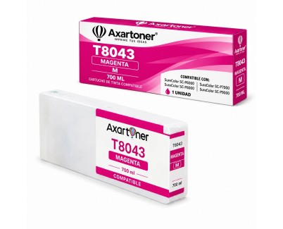 Compatible Epson T8043 / T8243 Magenta Cartucho de Tinta Pigmentada para SureColor SC-P6000, SC-P7000, SC-P8000, SC-P9000