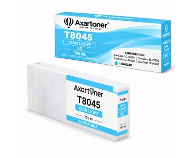 Compatible Epson T8045 / T8245 Cyan Light Cartucho de Tinta Pigmentada para SureColor SC-P6000, SC-P7000, SC-P8000, SC-P9000