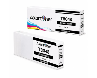 Compatible Epson T8048 / T8248 Negro Mate Cartucho de Tinta Pigmentada para SureColor SC-P6000, SC-P7000, SC-P8000, SC-P9000