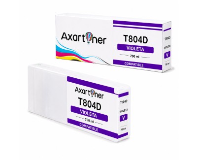Compatible Epson T804D Violeta Cartucho de Tinta Pigmentada para SureColor SC-P7000, SC-P9000