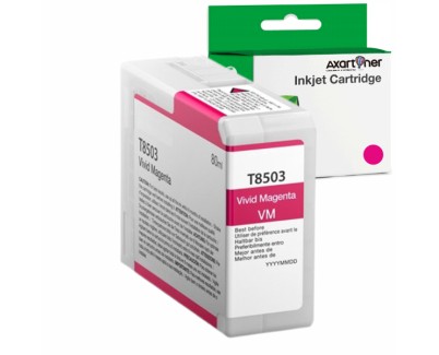 Compatible Epson T8503 Magenta Cartucho de Tinta Pigmentada C13T850300 para SureColor SC-P800