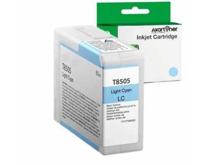 Compatible Epson T8505 Cyan Light Cartucho de Tinta Pigmentada C13T850500 para SureColor SC-P800