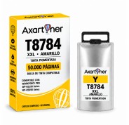Compatible Epson T8784 / T8384 Amarillo Cartucho de Tinta Pigmentada C13T878440 / C13T838440 para WorkForce Pro WF-R5190, WF-R5690