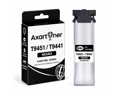 Compatible Epson T9451 / T9441 Negro Cartucho de Tinta Pigmentada C13T945140 / C13T944140