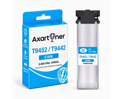 Compatible Epson T9452 / T9442 Cyan Cartucho de Tinta Pigmentada C13T945240 / C13T9442