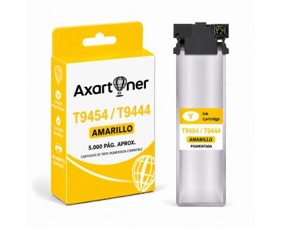 Compatible Epson T9454 / T9444 Amarillo Cartucho de Tinta Pigmentada C13T945440 / C13T944440